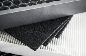 close up of air filters to improve indoor air quality